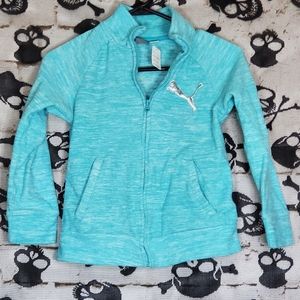 PUMA FLEECE ZIP FRONT